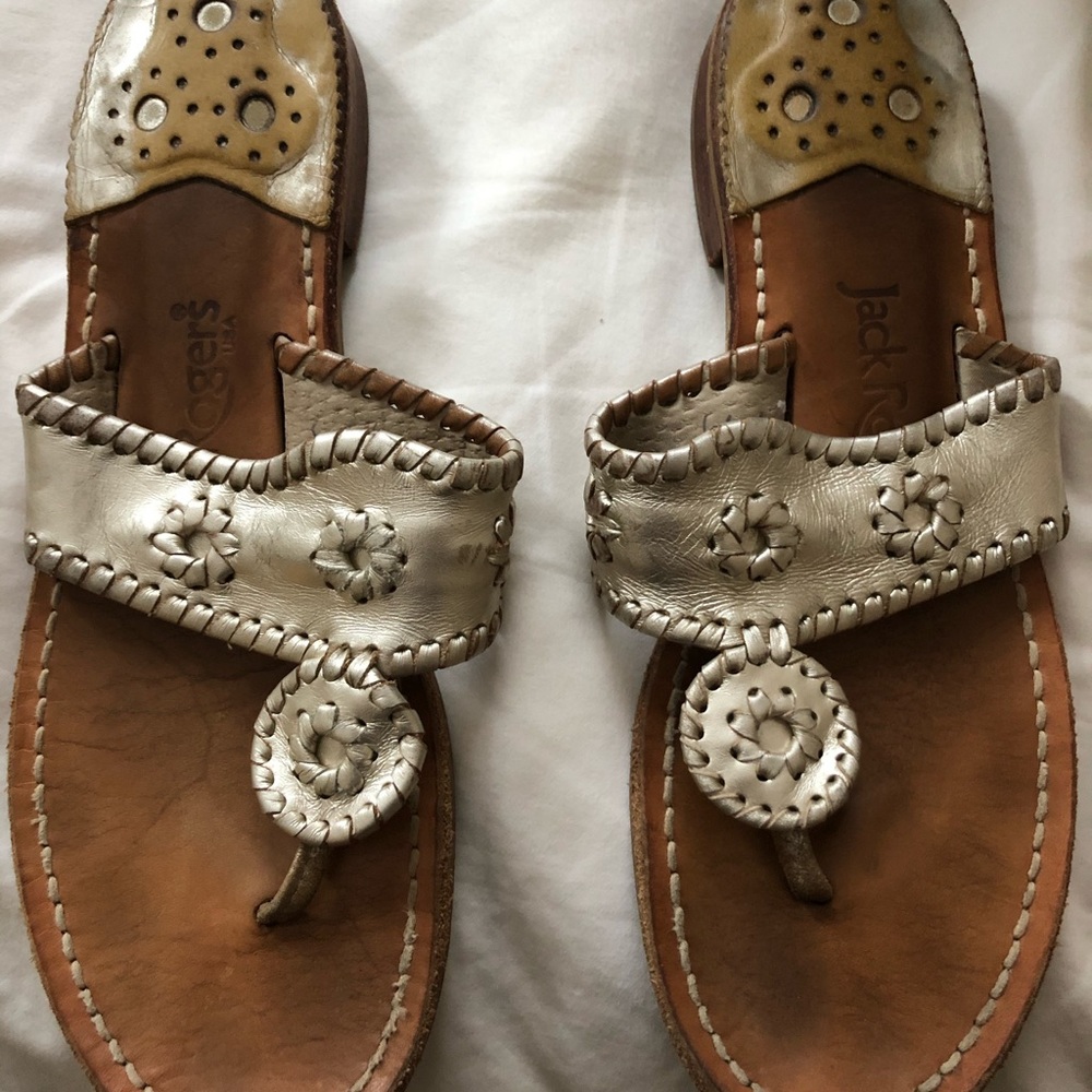 Jack Rogers - Platinum - Size 9
